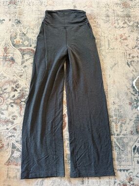 lululemon athletica Wide Leg Pants in Charcoal Gray